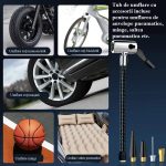 Compresor auto portabil Electric 12V DC Volt 150 PSI 1S,30L/min, furtun 150mm - imagine 13