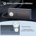 Compresor auto portabil Electric 12V DC Volt 150 PSI 1S,30L/min, furtun 150mm - imagine 11