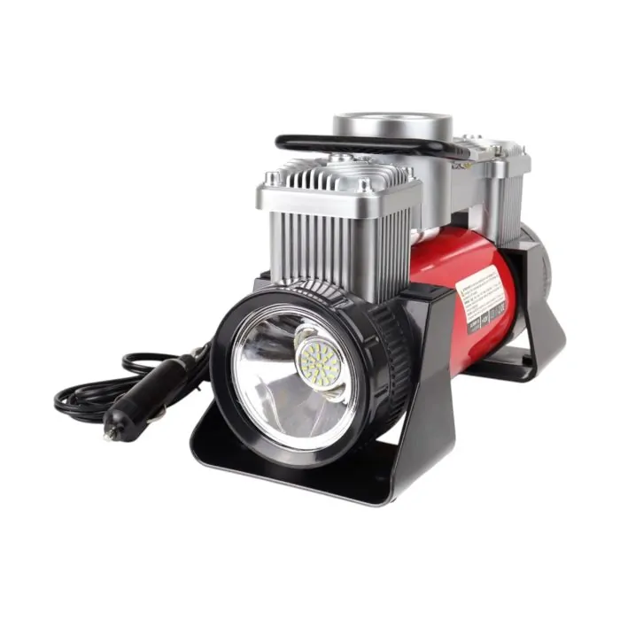 Compresor auto 2 cilindri 12V HQ cu kit reparație 150 PSI 60L/min - imagine 4