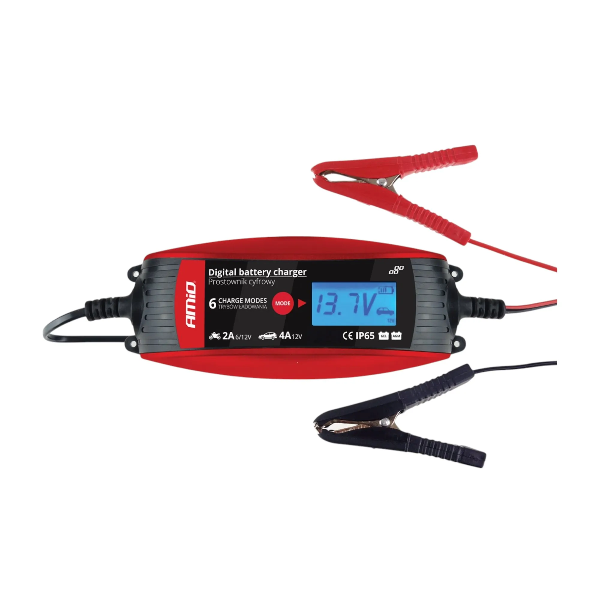 Încărcător Automat-Photoroom Redresor digital auto cu încărcare de baterii 6V 12V - 2A 4A - imagine 1