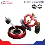 Odorizant Auto Anti-Tabac, Aromaterapie cu uleiuri esențiale, odorizant cu energie solară pentru mașină, 5ml, roșu - imagine 4