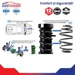 VW Touran I 2003-2015 Set perne pe aer auxiliare spate cu bucșe de pozitionare - imagine 4