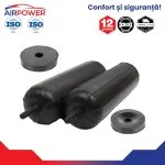 AUDI A4 B7 2004-2007 Set perne pe aer auxiliare spate cu bucșe de pozitionare