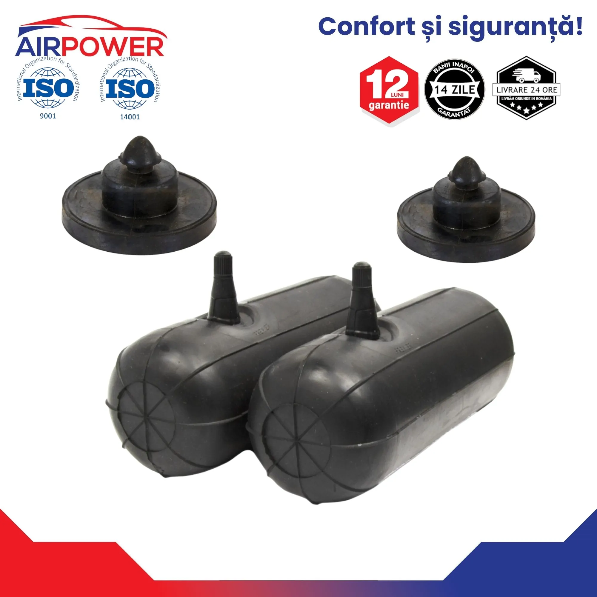CHEVROLET AVEO T300 2006-2011 Set perne pe aer auxiliare spate cu bucșe de pozitionare - imagine 2